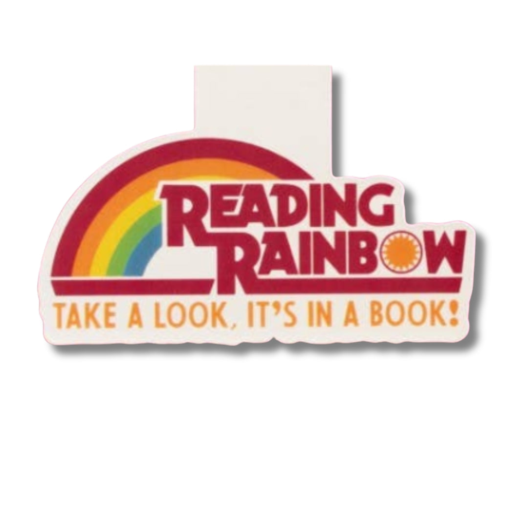 Reading Rainbow Magnetic Bookmark – Nostalgic Bookish Gift NatterDoodle