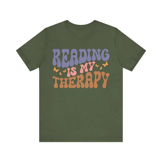 Reading is My Therapy T-Shirt Bookish