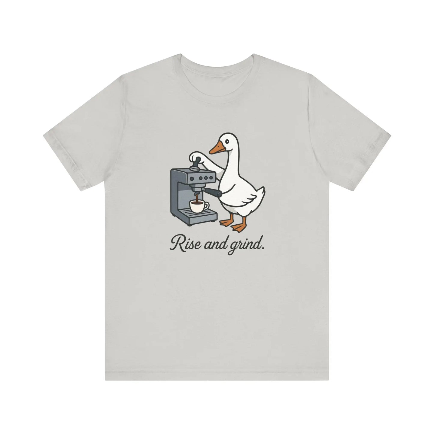 Rise and Grind Espresso Goose T-Shirt