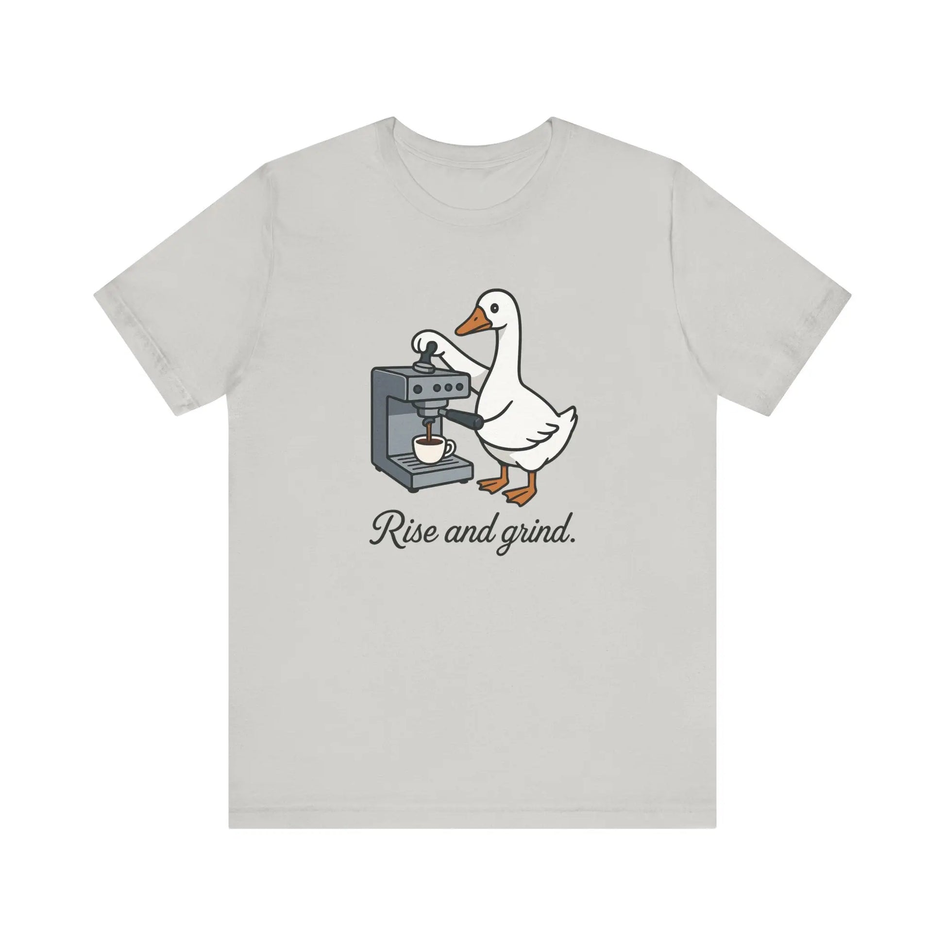 Rise and Grind Espresso Goose T-Shirt