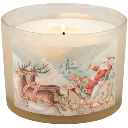 Santa Sleigh Candle Primitives by Kathy