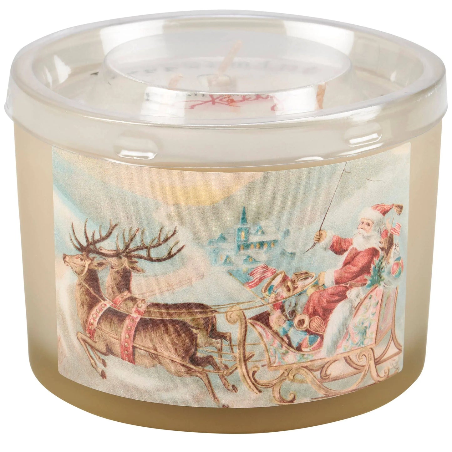 Santa Sleigh Candle Primitives by Kathy