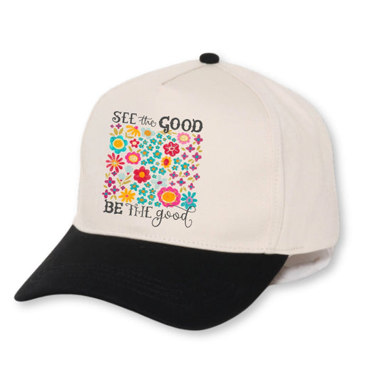 Positivity Floral Hats