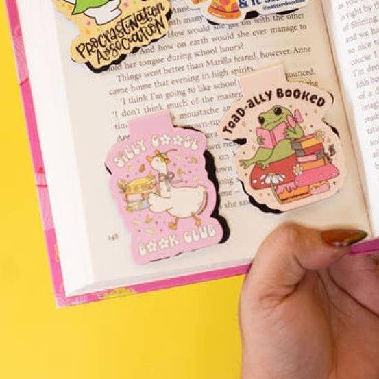 Silly Goose Book Club Magnetic Bookmark – Funny Reader Gift