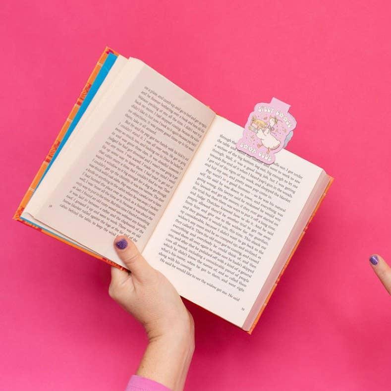 Silly Goose Book Club Magnetic Bookmark – Funny Reader Gift