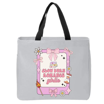 Slow Burn Romance Girlie Tote Bag
