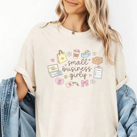 Small Business Girly Doodles T-Shirt