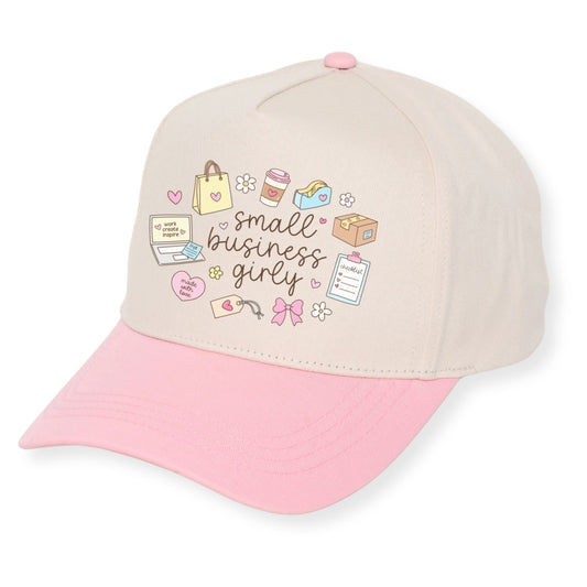 Small Business Girly Hat Doodles