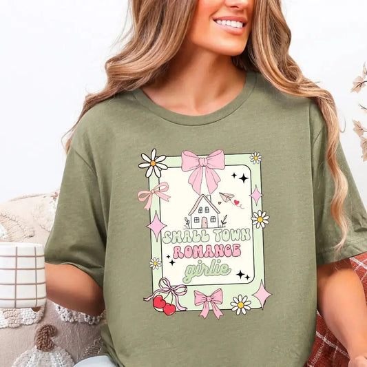 Small Town Romance Girlie T-Shirt