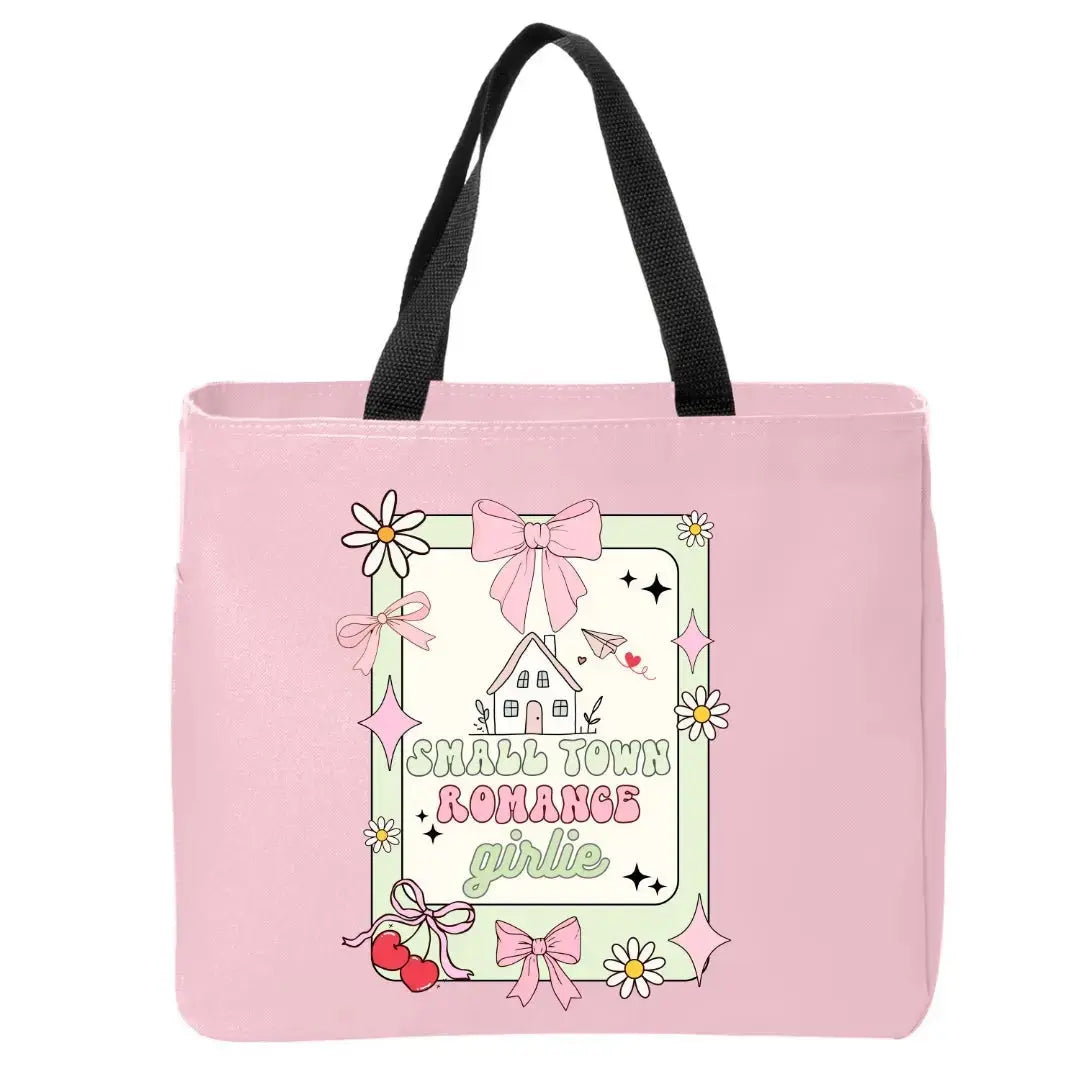 Small Town Romance Girlie Tote Bag