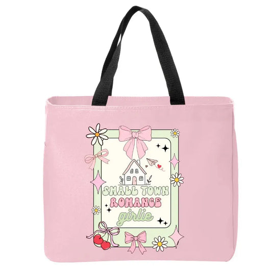 Small Town Romance Girlie Tote Bag