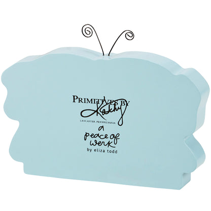 Small Wings Can Make Big Waves Butterfly Shelf Sitter Primitives by Kathy