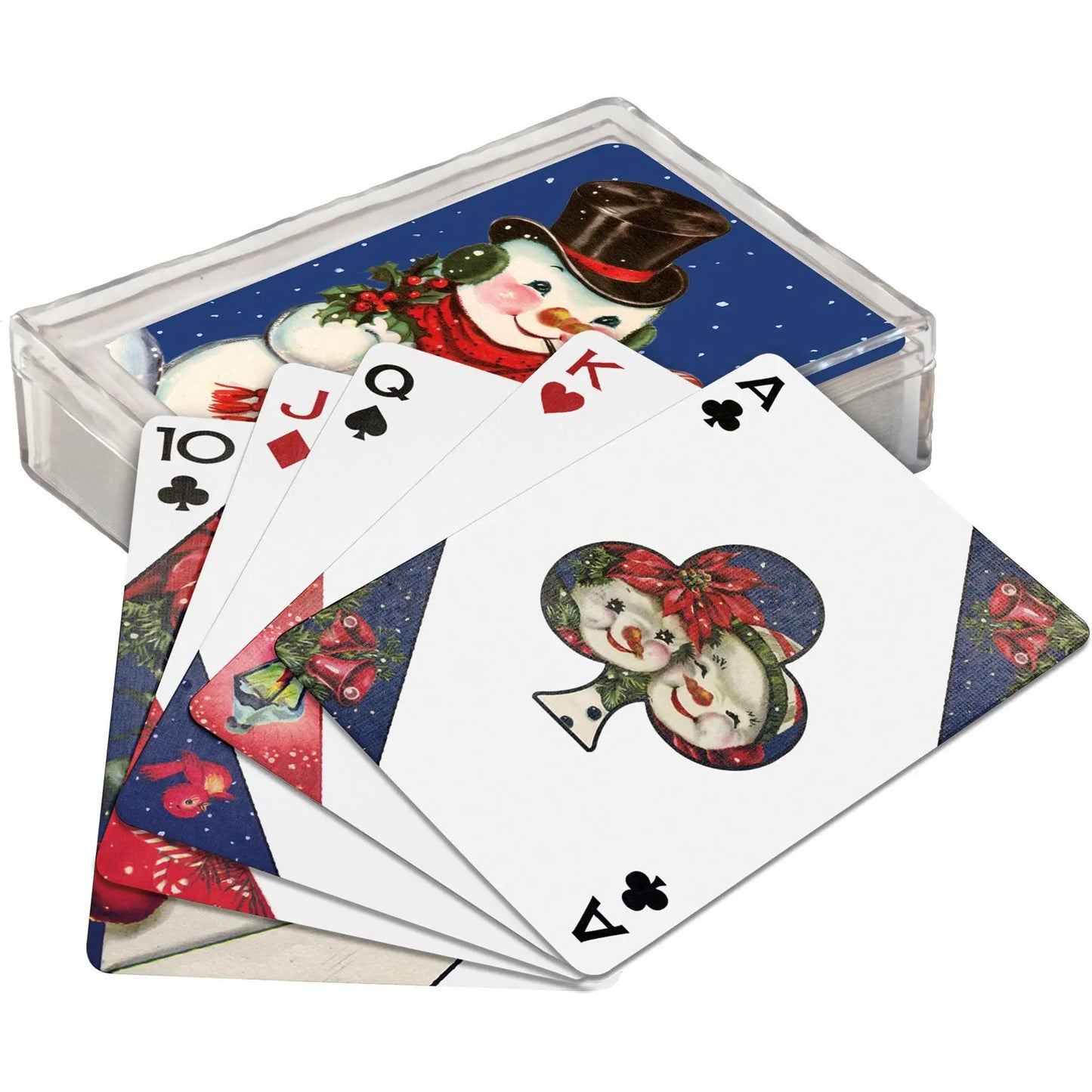 Snowman Playing Cards Primitives by Kathy
