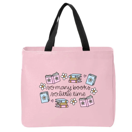 So Many Books So Little Time Doodles Bookish Tote Bag