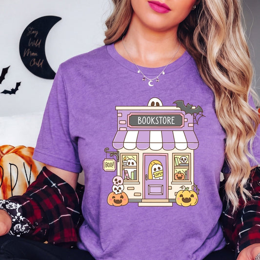Spooky Bookstore - Halloween Bookish T-Shirt