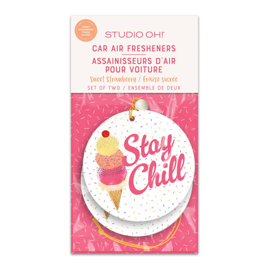 Stay Chill Car Air Freshener Studio Oh!