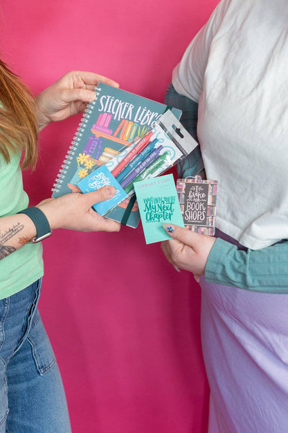 Sticker Library – Colorful Reading Reusable Sticker Book NatterDoodle