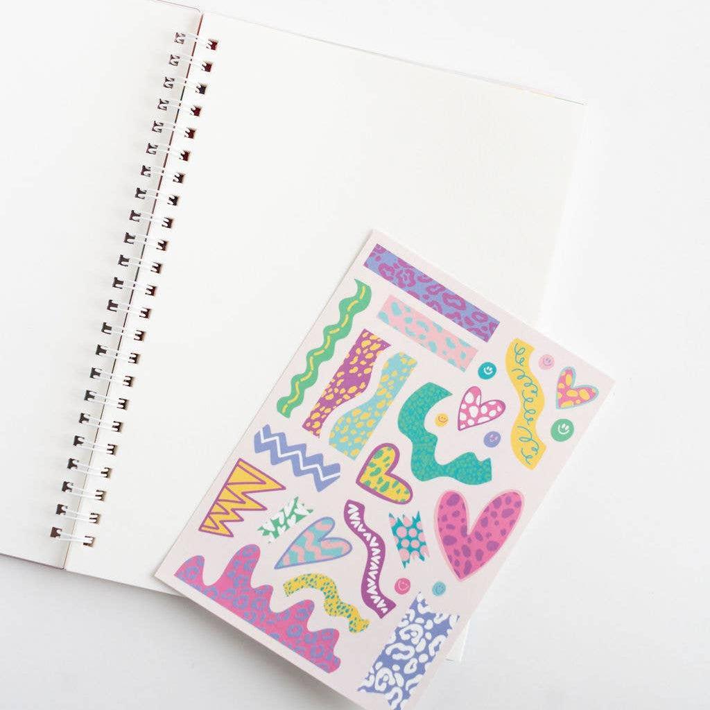 Sticker Limbo Album – Pastel Reusable Sticker Storage