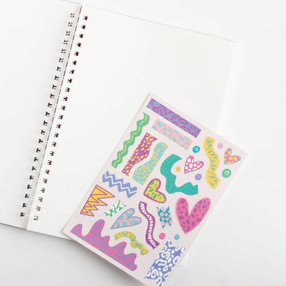 Sticker Limbo Album – Pastel Reusable Sticker Storage