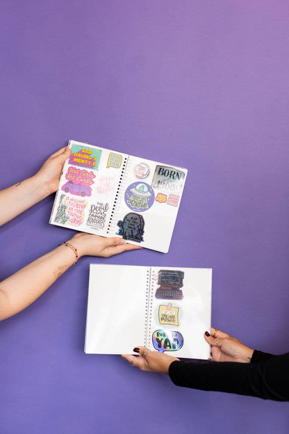Sticker Party Album – Rainbow Reusable Sticker Book NatterDoodle