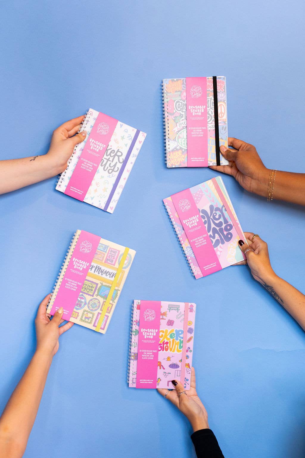 Sticker Playground Album – Playful Reusable Sticker Book NatterDoodle