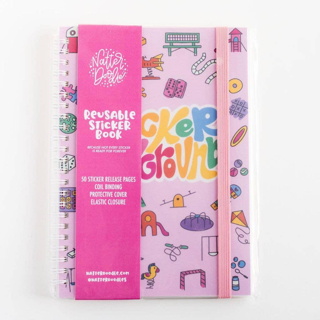 Sticker Playground Album – Playful Reusable Sticker Book