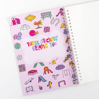 Sticker Playground Album – Playful Reusable Sticker Book