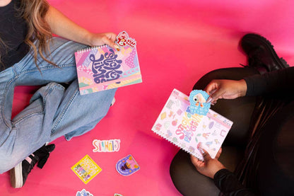 Sticker Playground Album – Playful Reusable Sticker Book NatterDoodle
