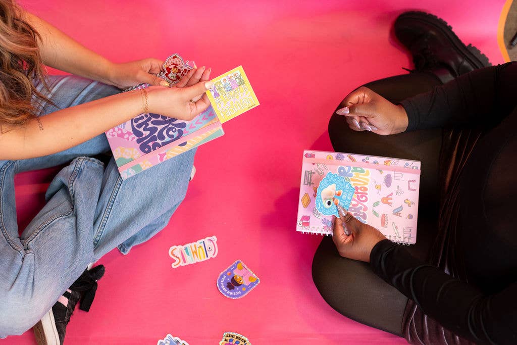 Sticker Playground Album – Playful Reusable Sticker Book NatterDoodle