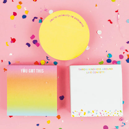 Sticky Notes Pad - "You Got This" - 300 Sheets - Just So Happy