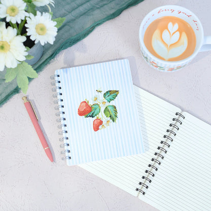 Strawberry Spiral Notebook