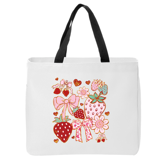 Positivity Floral Tote Bags