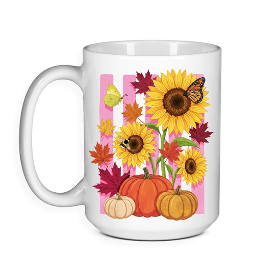 Sunflower Stripe - Halloween Mug