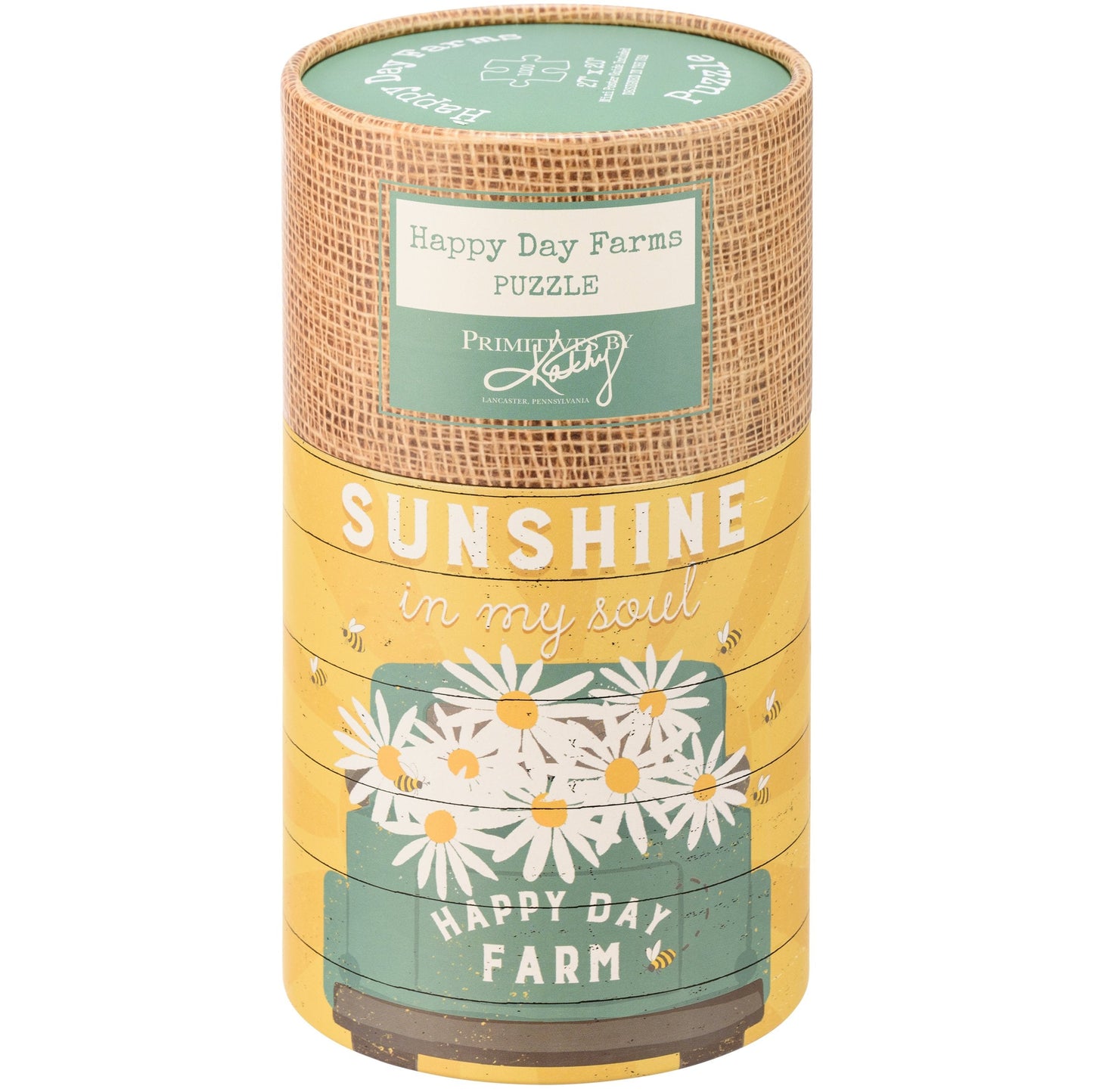 Sunshine Happy Day Farm Puzzle Primitives by Kathy