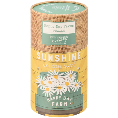 Sunshine Happy Day Farm Puzzle Primitives by Kathy