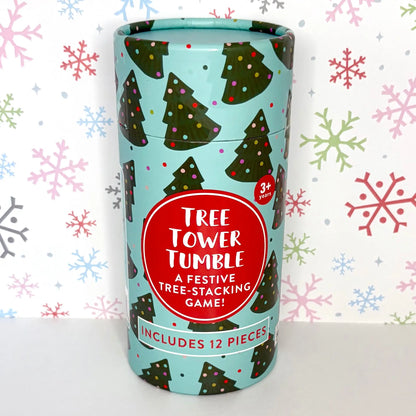 Tree Tower Tumble Christmas Stacking Game Just So Happy