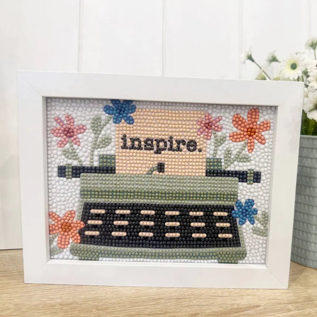 Typewriter Diamond Art Kit - Just So Happy