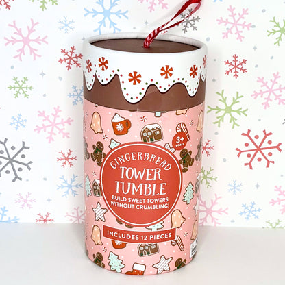 Gingerbread Tower Tumble Christmas Stacking Game