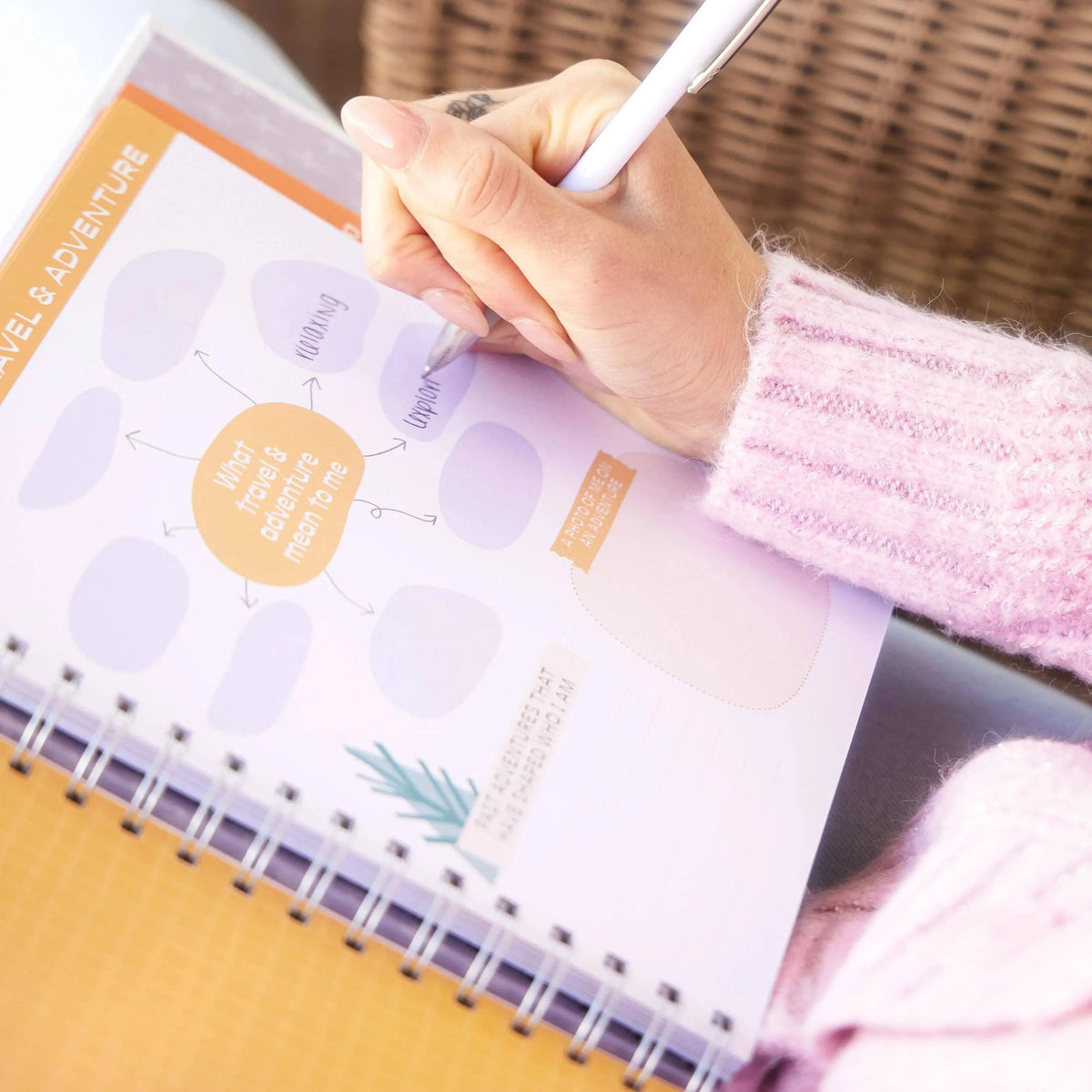 Vision Board Journal with Guided Prompts