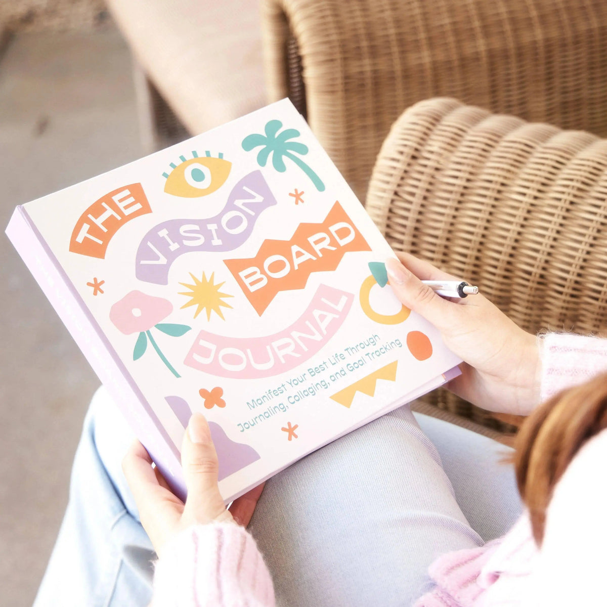 Vision Board Journal with Guided Prompts