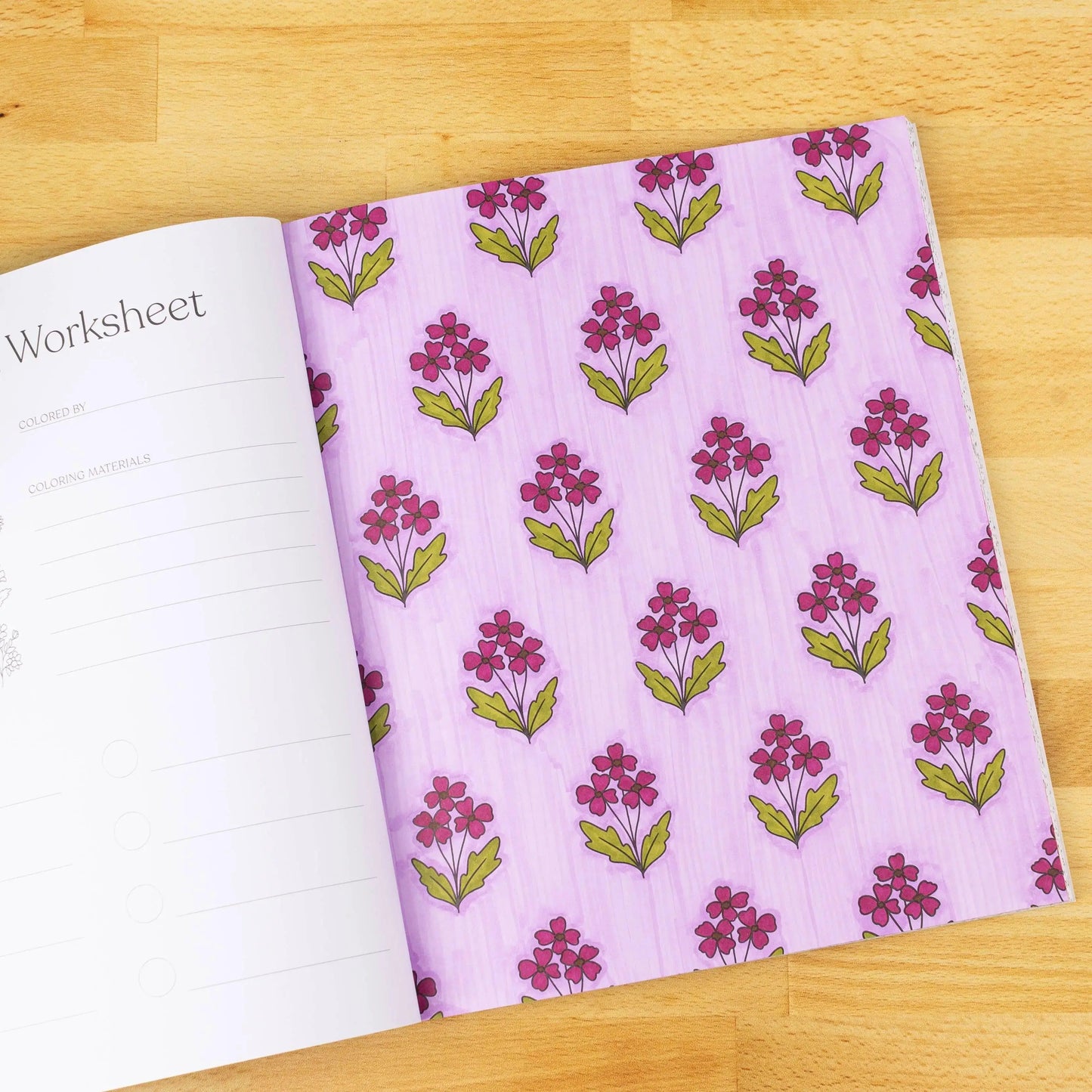 Wallflowers Coloring Book