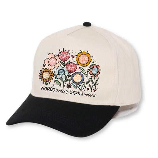 Positivity Floral Hats