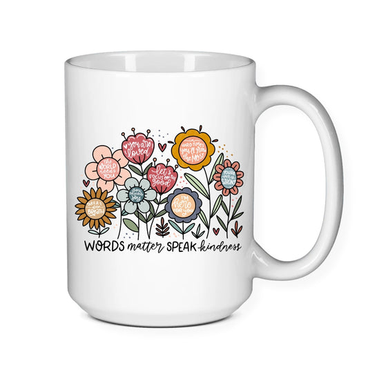 Positivity Floral Mugs