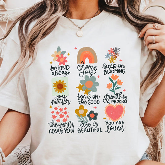 You Matter Choose Joy Life is Beautiful T-Shirt Just So Happy