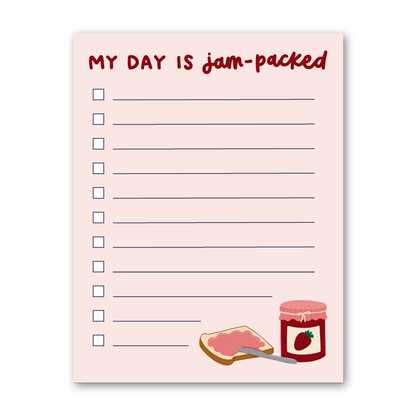 Jam Packed Strawberry Notepad