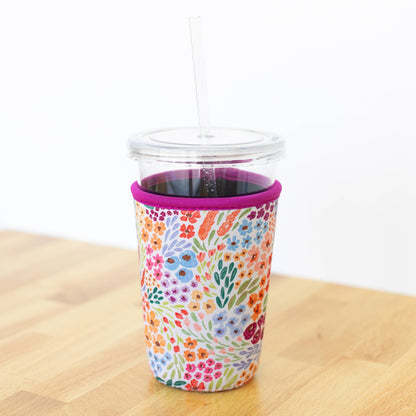 Countryside Blooms Drink Sleeve | Iced Coffee, Drink Koozie