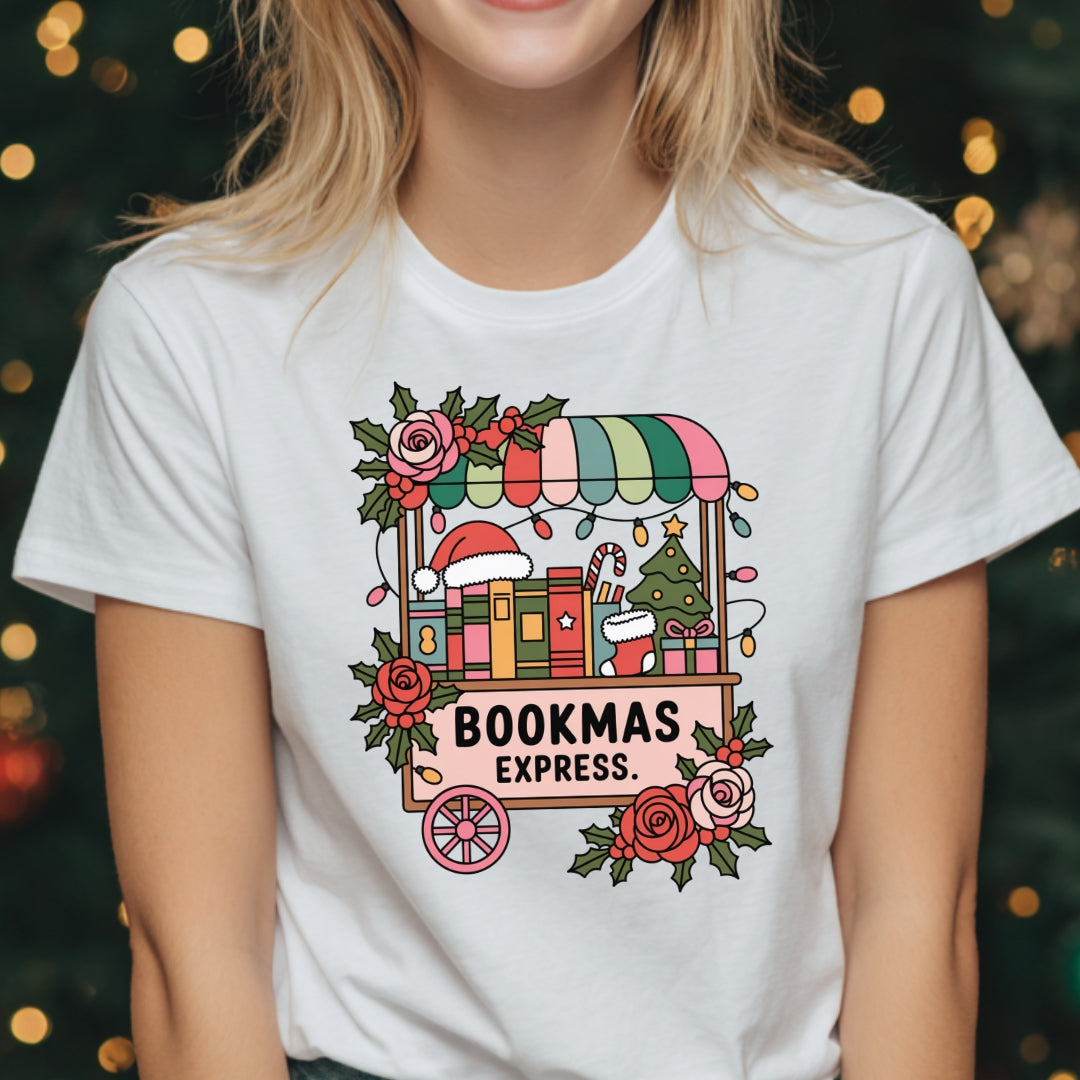 Bookmas Express Bookish Christmas T-Shirt