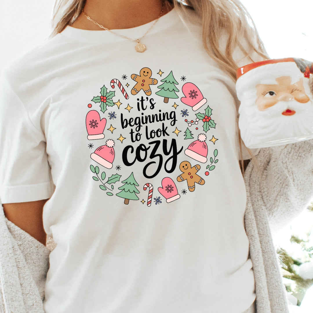 It's Beginning to Look Cozy Christmas T-Shirt