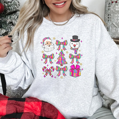 Cute Coquette Christmas Sweatshirt