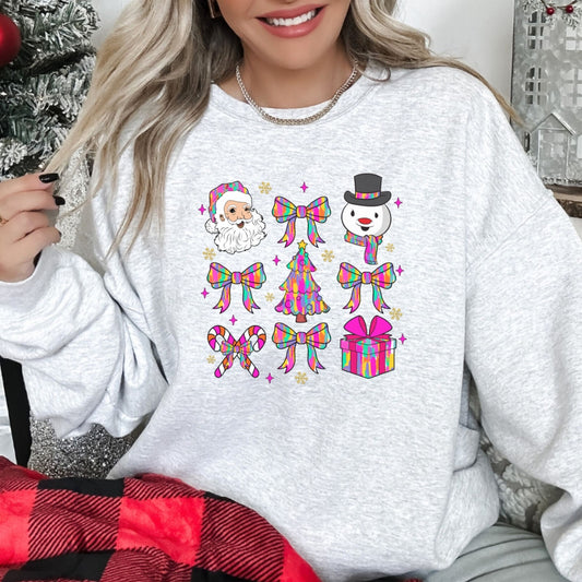 Cute Coquette Christmas Sweatshirt